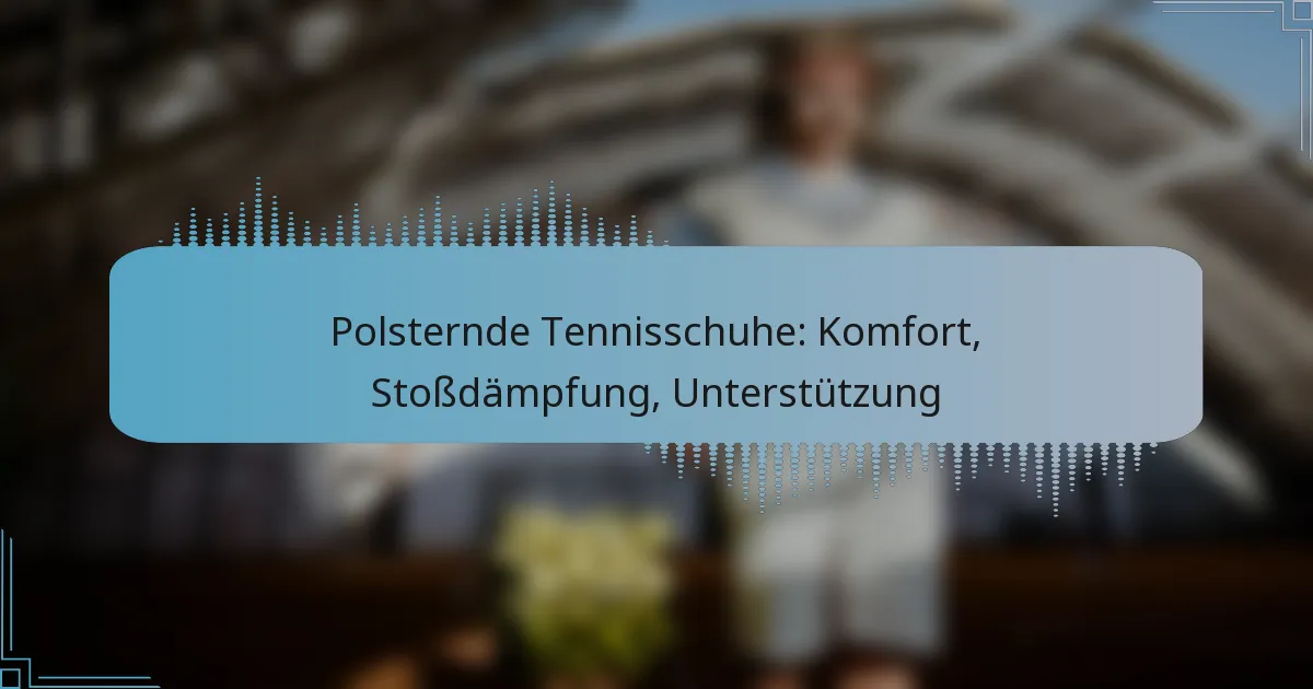 Polsternde Tennisschuhe: Komfort, Stoßdämpfung, Unterstützung