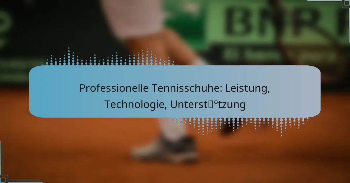 Professionelle Tennisschuhe: Leistung, Technologie, Unterstützung