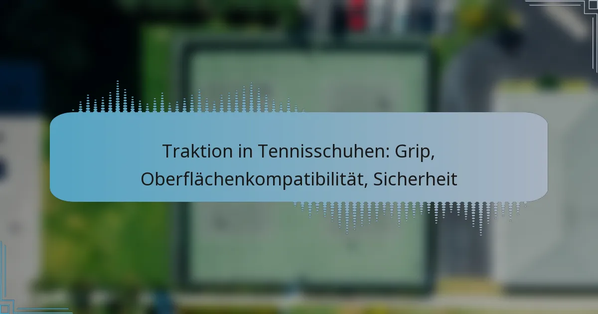 Traktion in Tennisschuhen: Grip, Oberflächenkompatibilität, Sicherheit